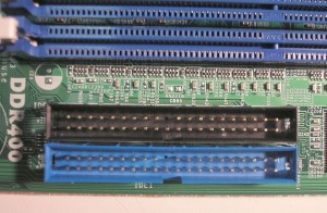 ATA (IDE) port on motherboard