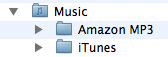 Amazon music folders